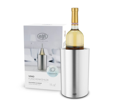 alfi Rafraîchisseur de bouteille VINO, acier inoxydable mat