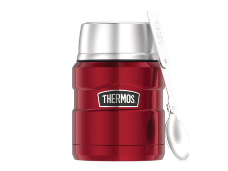 THERMOS Récipient alimentaire STAINLESS KING, 0,47 l, rouge