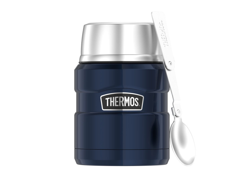 THERMOS Récipient alimentaire STAINLESS KING, 0,47 l, bleu