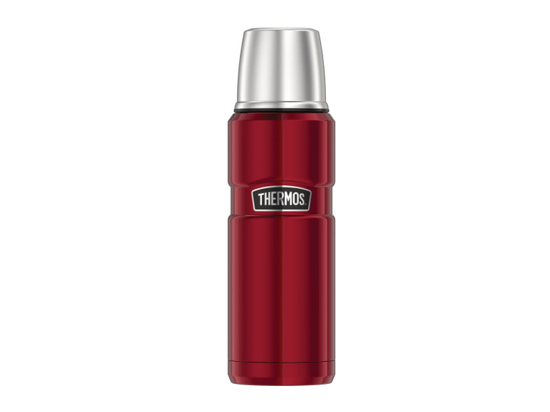 THERMOS Bouteille isotherme STAINLESS KING, 0,47 litre,rouge