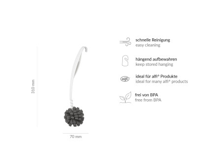 alfi Brosse de nettoyage CleanFix, moyen