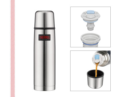 THERMOS Bouteille isotherme Light & Compact, argent