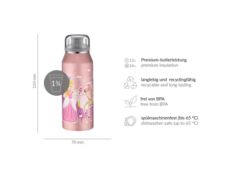 alfi Gourde isotherme KIDS ISO BOTTLE 'fairytale princess'