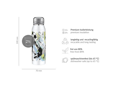 alfi Gourde isotherme KIDS ISO BOTTLE 'goal', 0,5 litre