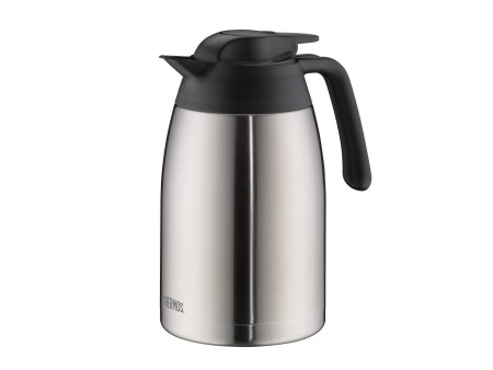 THERMOS Pichet isotherme THV, 1,5 litre, inox / noir