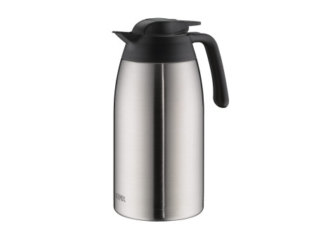 THERMOS Pichet isotherme THV, 2,0 litre, inox / noir