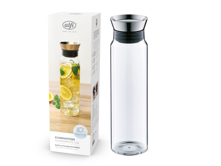 alfi Carafe en verre FLOWMOTION, à une paroi, 1,0 litre