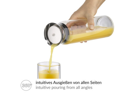 alfi Carafe en verre FLOWMOTION, à une paroi, 1,0 litre