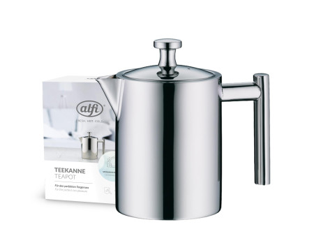 alfi Théière TEA POT, 0,6 litre, inox poli
