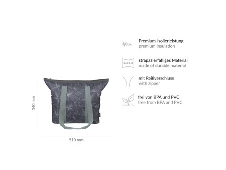 alfi Sac isotherme ISO SHOPPER, 17 L, motifs floraux