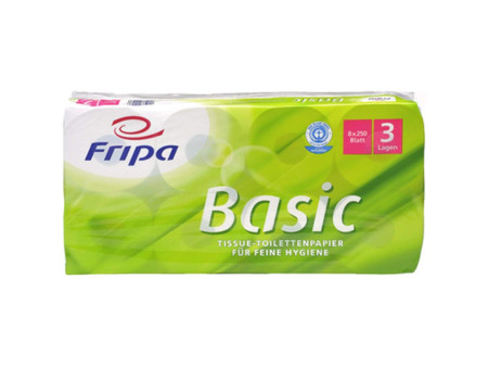 Fripa Papier toilette Basic, 2 couches, blanc