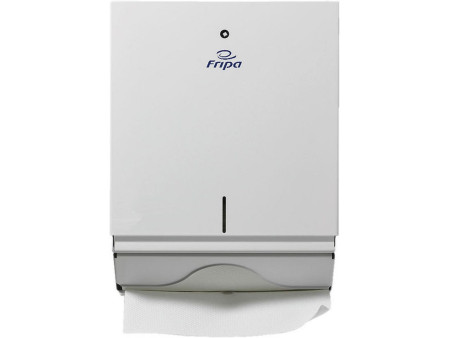 Fripa Distributeur d'essuie-mains pliés, métal, grand, blanc