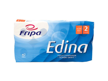 Fripa Papier toilette Edina, 2 couches, extra blanc