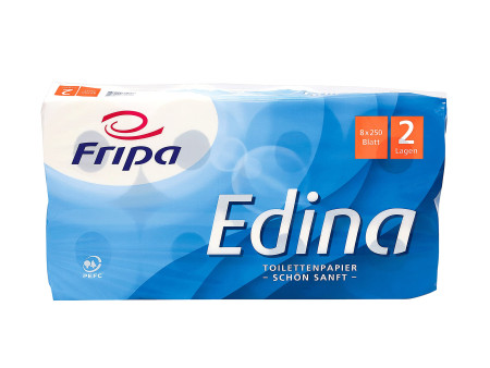 Fripa Papier toilette Edina, 2 couches, extra blanc