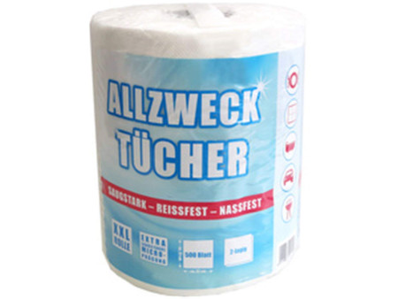 Fripa Papier nettoyant multi-usage, blanc, sur rouleau