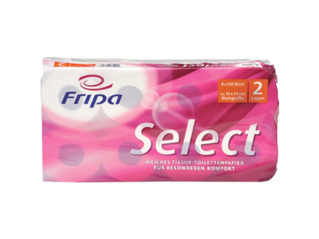 Fripa Papier toilette Select, 2 couches, extra blanc