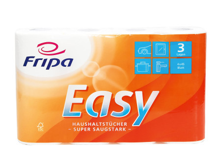 Fripa Rouleau d'essuie-tout Easy, 3 couches, ultra blanc