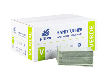 Fripa Essuie-mains VERDE, 250 x 330 mm, pli-C, vert