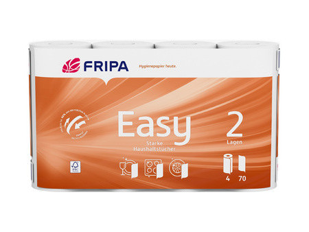 Fripa Rouleau d'essuie-tout Easy, 2 couches, ultra blanc