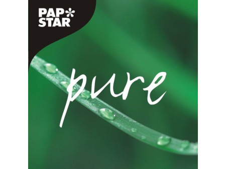 PAPSTAR Assiette en carton 'pure' rectangulaire, blanc