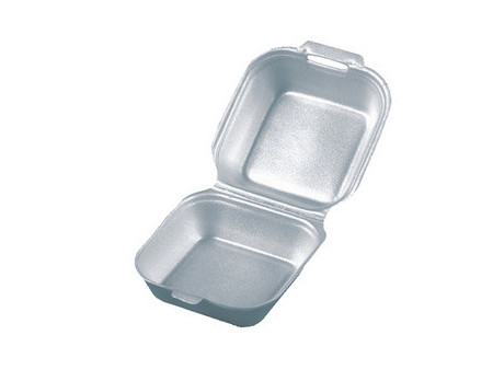 STARPAK Boîte à hamburger rectangulaire, XPS, 145x155x80 mm