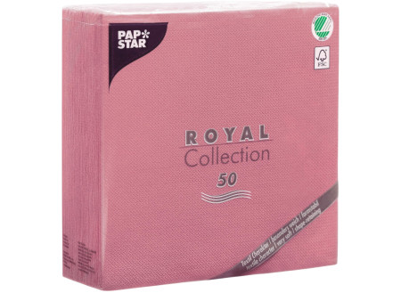 PAPSTAR Serviette 'ROYAL Collection', rose