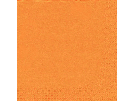PAPSTAR Serviettes, 320 x 320 mm, 3 couches, orange