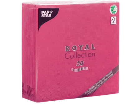 PAPSTAR Serviette 'ROYAL Collection', fuchsia
