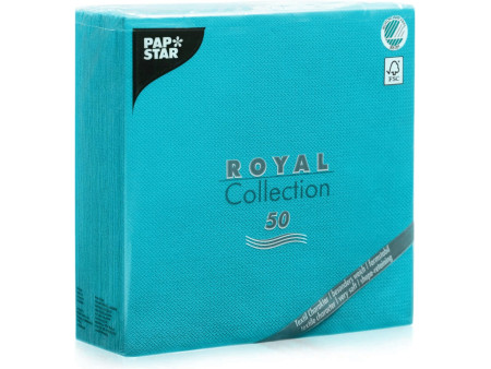 PAPSTAR Serviette 'ROYAL Collection', turquoise