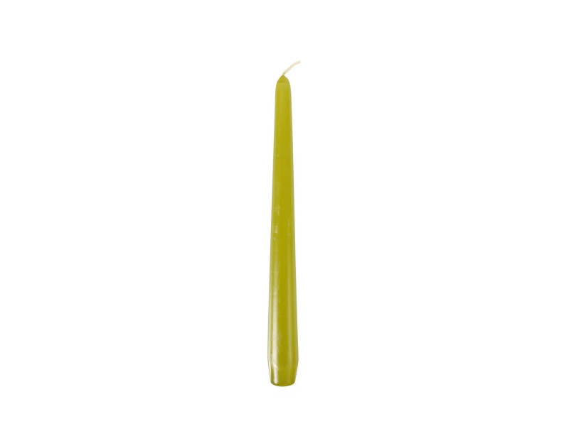 STARPAK Bougie de chandelier, 22 mm, pack de 50, vert olive