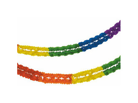PAPSTAR Guirlande pour grande salle 'Rainbow', 160 mm