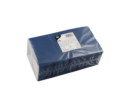 PAPSTAR Serviette cocktail, 240 x 240 mm, 3 couches, bleu