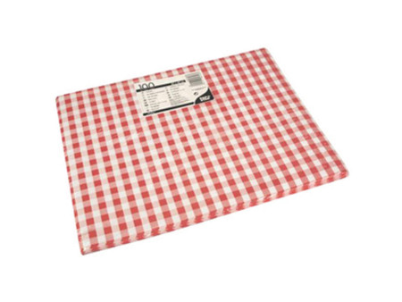 PAPSTAR Set de table 'Vichy', (L)400 x (P)300 mm