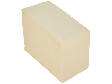 PAPSTAR Serviette bistrot, 320 x 320 mm, 3 couches, crème