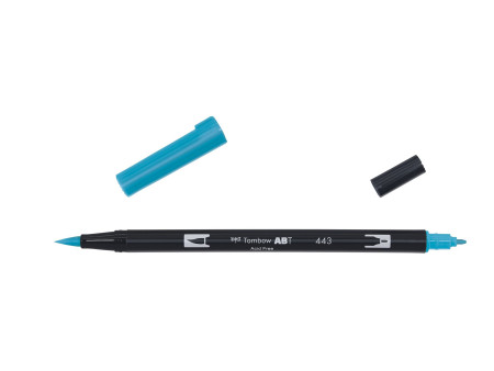 Tombow Feutre double pointe 'DUAL BRUSH PEN ABT', turquoise