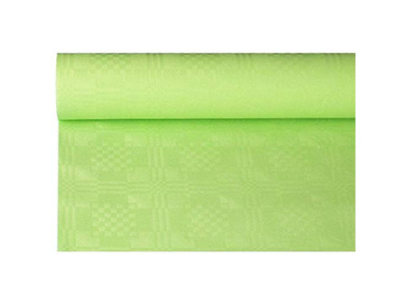 PAPSTAR Nappe damassée, (l)1,2x(L)8 m, vert citron