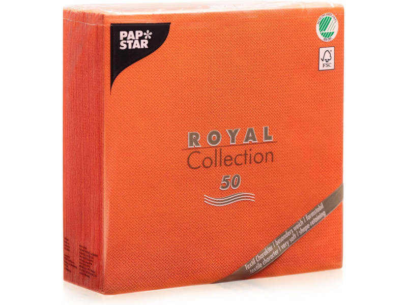PAPSTAR Serviette 'ROYAL Collection', nectarine