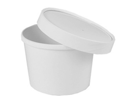 STARPAK Bol à soupe rond 'To Go', 350 ml, blanc