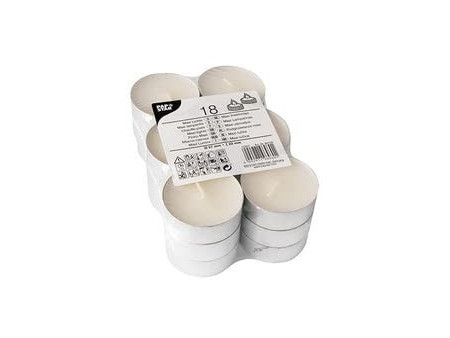 STARPAK Bougie chauffe-plat Maxi, diamètre: 57 mm, blanc