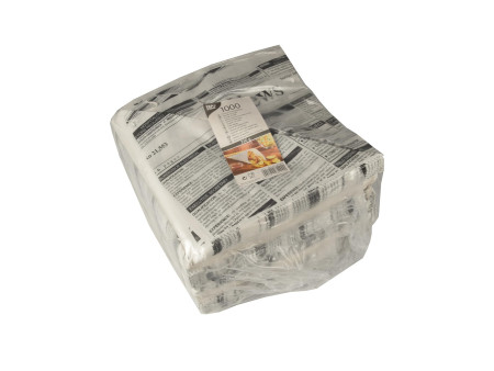 PAPSTAR Cornet 'Newsprint', 270 x 190 x 190 mm