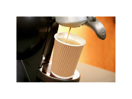 STARPAK Gobelet en carton 'Ripple Wall', 0,2 l, noir