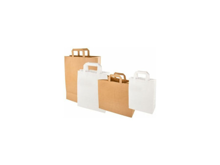 PAPSTAR Sac en papier, 360 x 220 x 100 mm, blanc