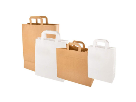 PAPSTAR Sac en papier, 320 x 170 x 440 mm, blanc