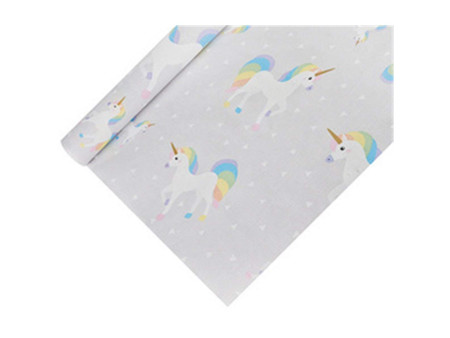 PAPSTAR Nappe à motif 'licorne', laqué, en papier