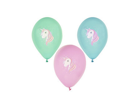 PAPSTAR Ballons de baudruche 'licorne', assorti