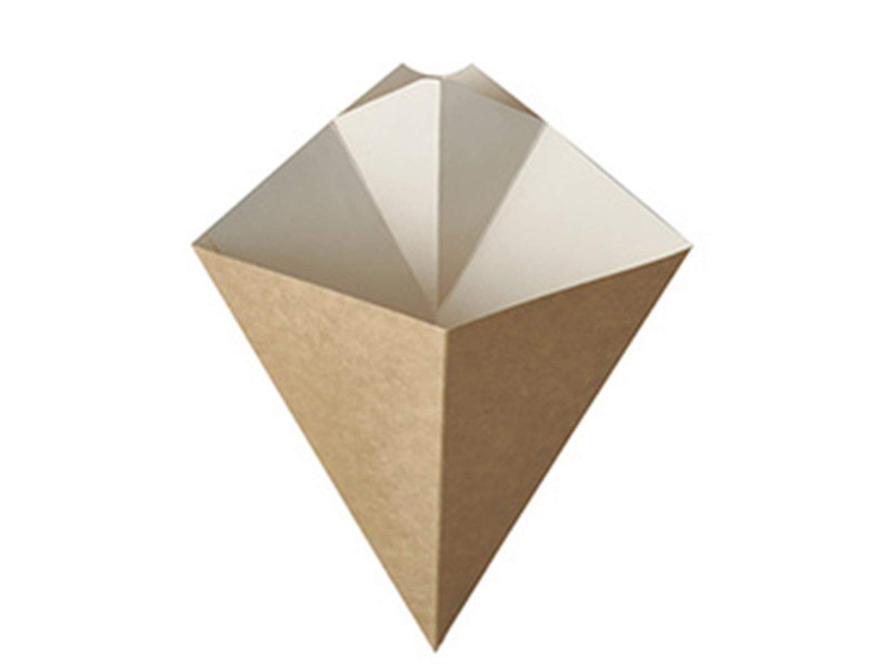 PAPSTAR Cornet à frites 'pure', dimensions: 165 x 195 mm