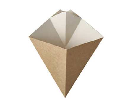 PAPSTAR Cornet à frites 'pure', dimensions: 190 x 235 mm