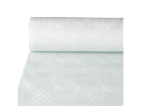 PAPSTAR Nappe damassée, (l)0,8 x (L)50 m, blanc