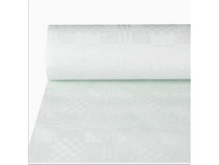 PAPSTAR Nappe damassée, (l)1,2 x (L)50 m, blanc