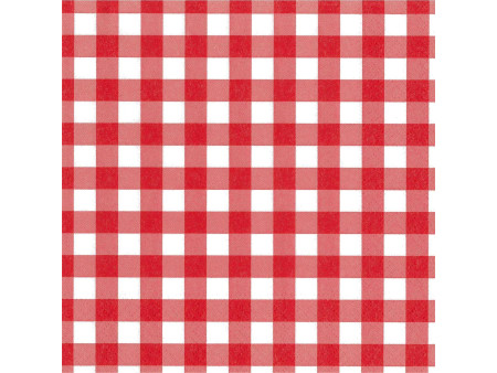 PAPSTAR Serviettes à motif 'Carreau Vichy', 300 x 300 mm